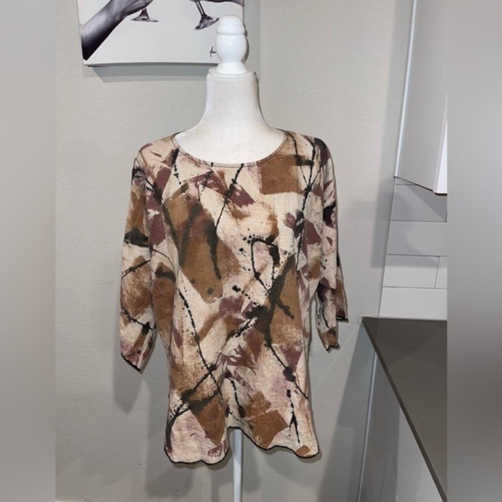 Monika astara linen blend handmade blouse